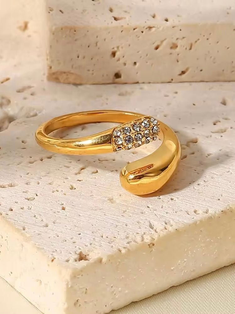 Soleil Gold Adjustable Ring