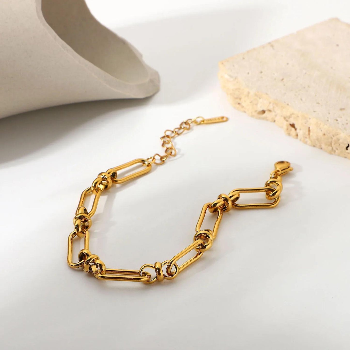 Infinity Hustle Bracelet with Knot Links