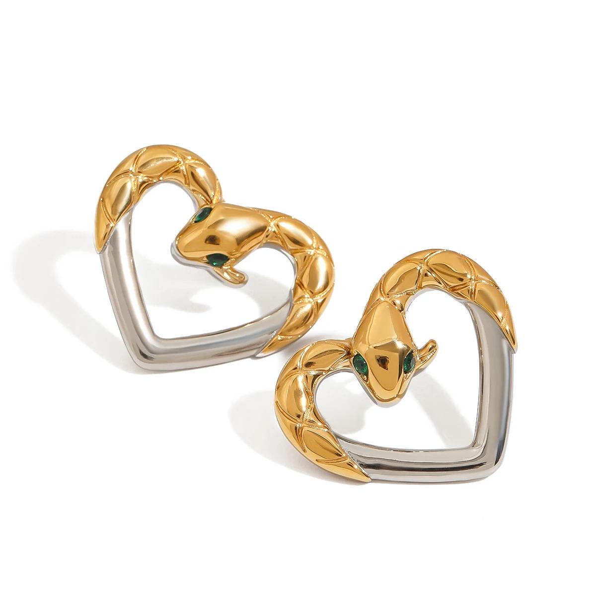 Taylor Swift Dual-Tone Snake Earrings
