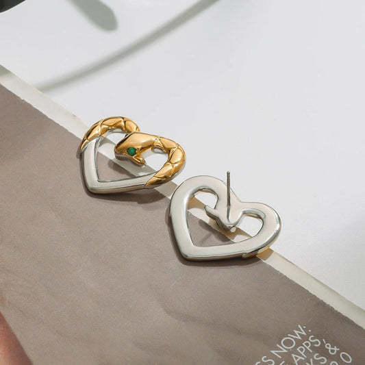 Taylor Swift Dual-Tone Snake Earrings