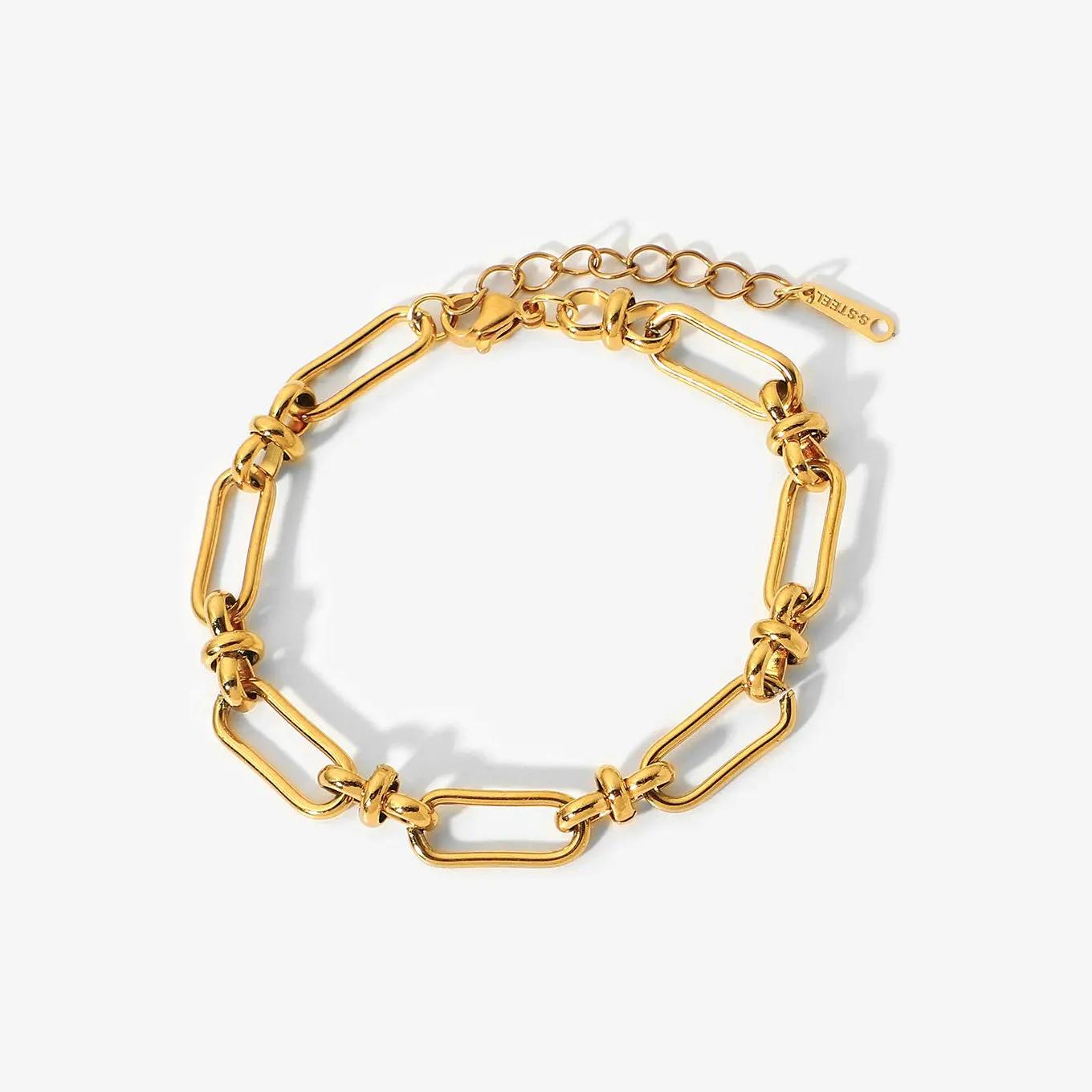 Infinity Hustle Bracelet with Knot Links