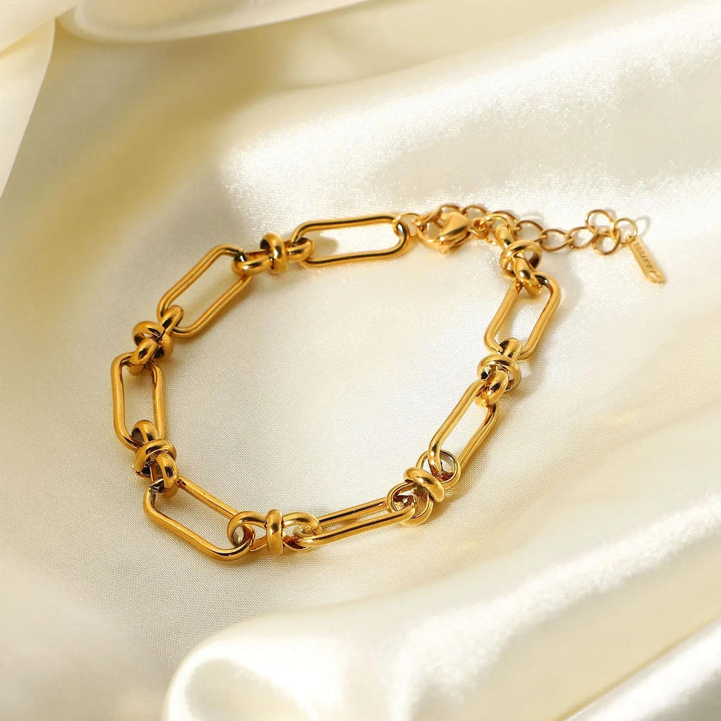 Infinity Hustle Bracelet with Knot Links